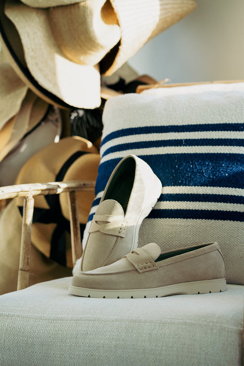 Nantucket Penny Loafer in Sconset Sand