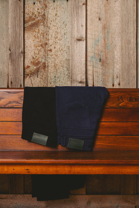 5-Pocket Cotton Trouser in Navy