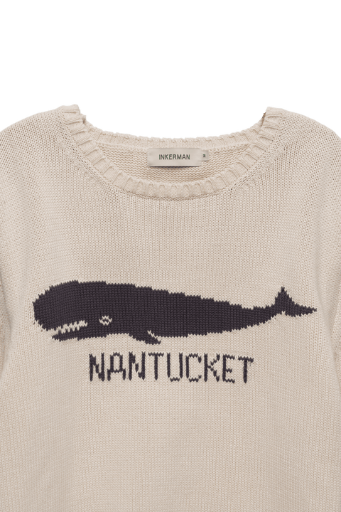 Nantucket Whale Cotton Crewneck