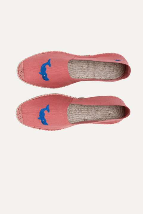 Espadrilles Nantucket Whale Embroidery