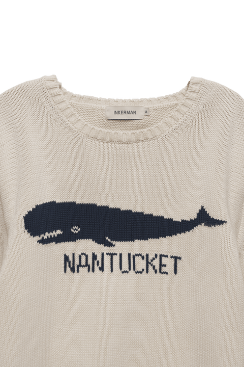 Nantucket Whale Cotton Crewneck