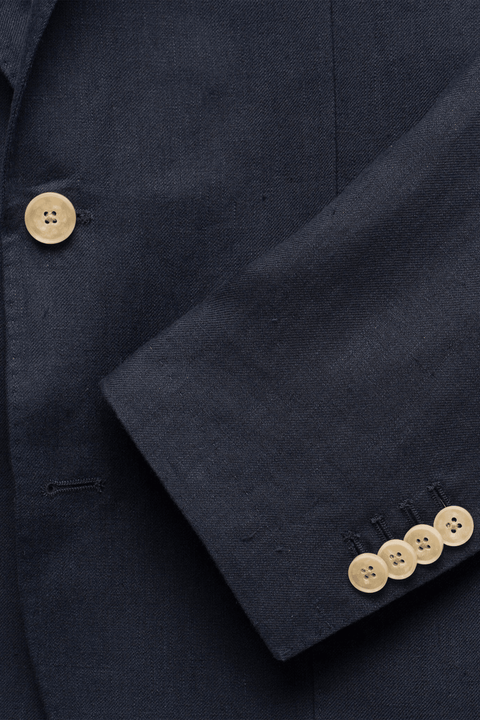 The Linen Blazer in Navy