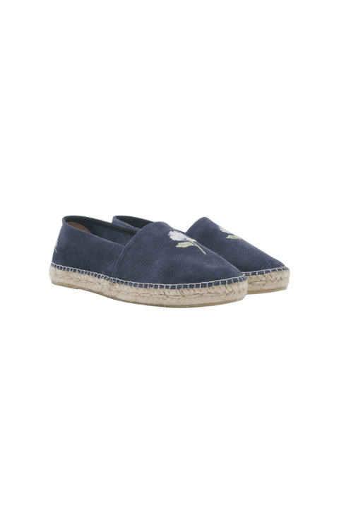Espadrille Suede - Flower Embroidery (mens)
