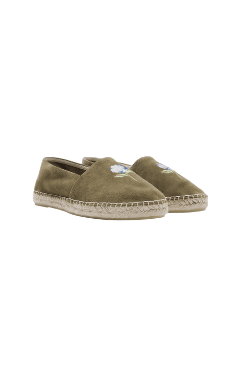 Espadrille Suede - Flower Embroidery (mens)