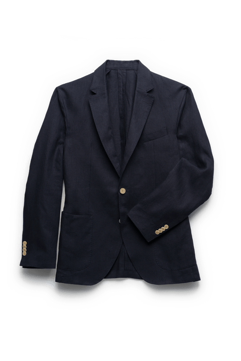 The Linen Blazer in Navy