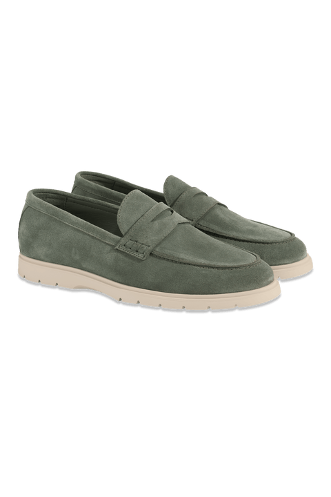 Nantucket Penny Loafer in Sage Green