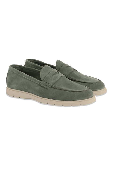 Nantucket Penny Loafer in Sagebrush Green