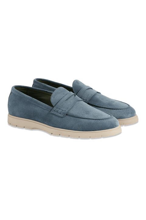 Nantucket Penny Loafer in Harbor Blue