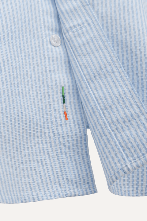 The Oxford Shirt in Blue Stripe