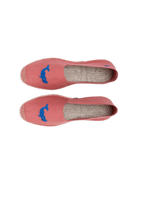 Espadrilles Nantucket Whale Embroidery