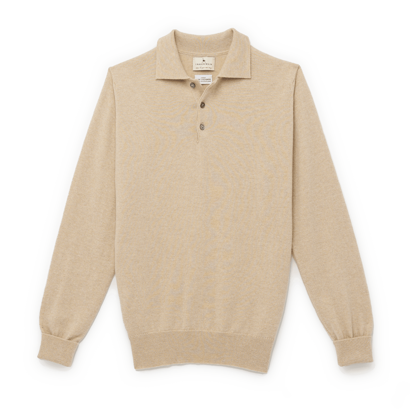 Cashmere Collar Sweater (Made in Scotland)